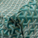 Goyard SAINT LOUIS GM TOTE BAG GOYARDINE CANVAS / CALFSKIN Green