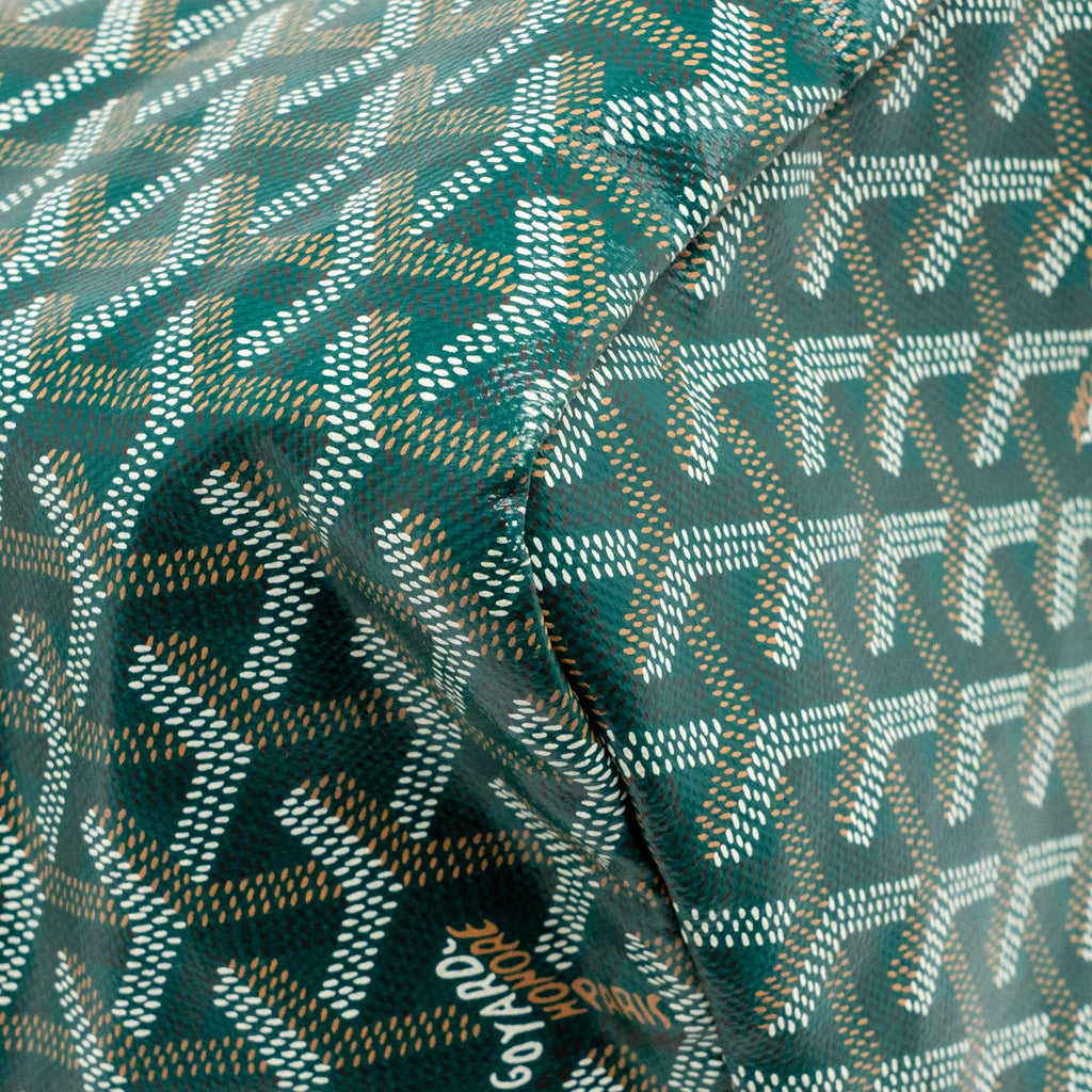 Goyard SAINT LOUIS GM TOTE BAG GOYARDINE CANVAS / CALFSKIN Green