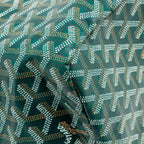 Goyard SAINT LOUIS GM TOTE BAG GOYARDINE CANVAS / CALFSKIN Green