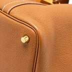 HERMES PICOTIN 18 LOCK BAG TAURILLON MAURICE GOLD GHW