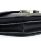 HERMES MINI CONSTANCE MONSIEUR BLACK WITH LIZARD BUCKLE SHW