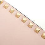 VALENTINO GARAVANI ROCKSTUD LEATHER CLUTCH BAG MULTICOLORED