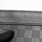 Louis Vuitton infini stand pouch/clutch damier canvas black SHW
