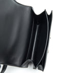 HERMES MINI CONSTANCE MONSIEUR BLACK WITH LIZARD BUCKLE SHW