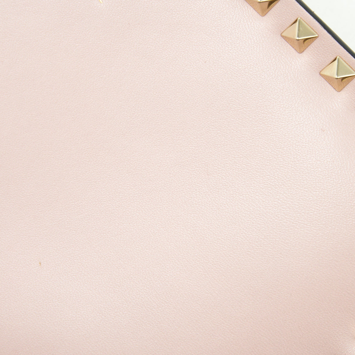 VALENTINO GARAVANI ROCKSTUD LEATHER CLUTCH BAG MULTICOLORED