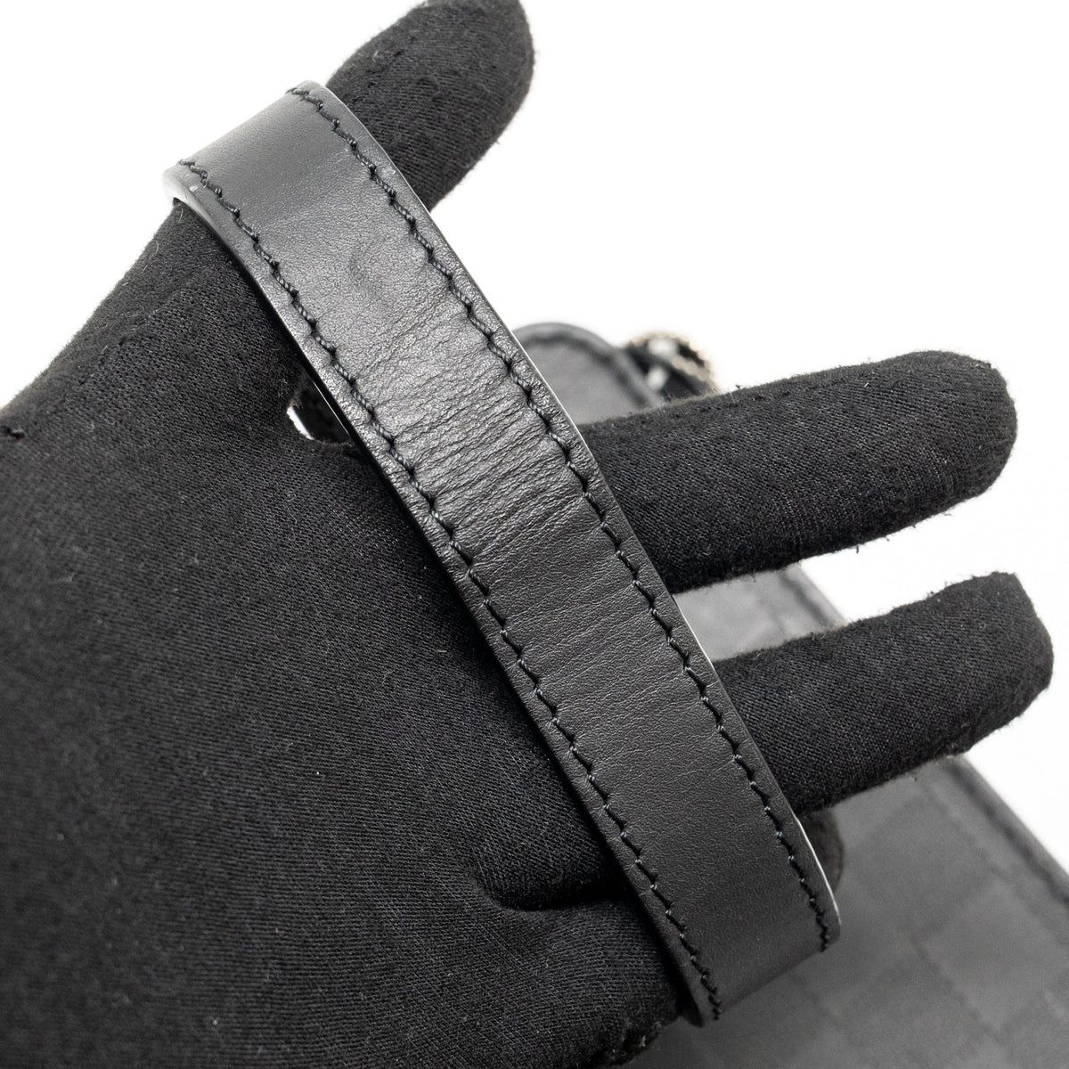 Louis Vuitton infini stand pouch/clutch damier canvas black SHW