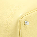 HERMES PICOTIN 18 LOCK BAG CLEMENCE JAUNE POUSSIN SHW