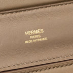 Hermes Mini 24/24 2424-21 Bag Evercolor/Swift Etoupe GHW
