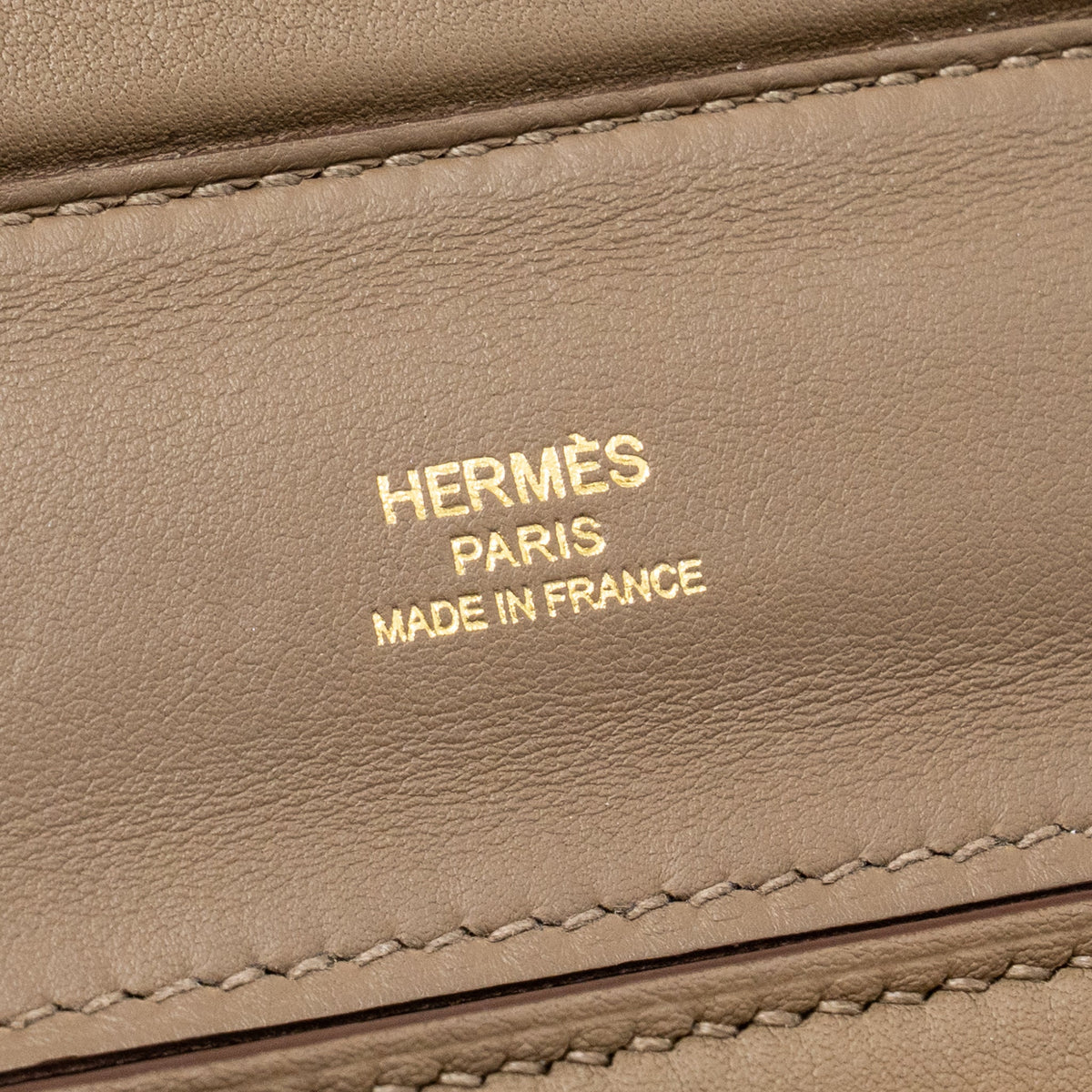 Hermes Mini 24/24 2424-21 Bag Evercolor/Swift Etoupe GHW