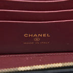 CHANEL LONG VANITY DETAILED GEM CHAIN LAMBSKIN BLACK GHW (MICROCHIP)