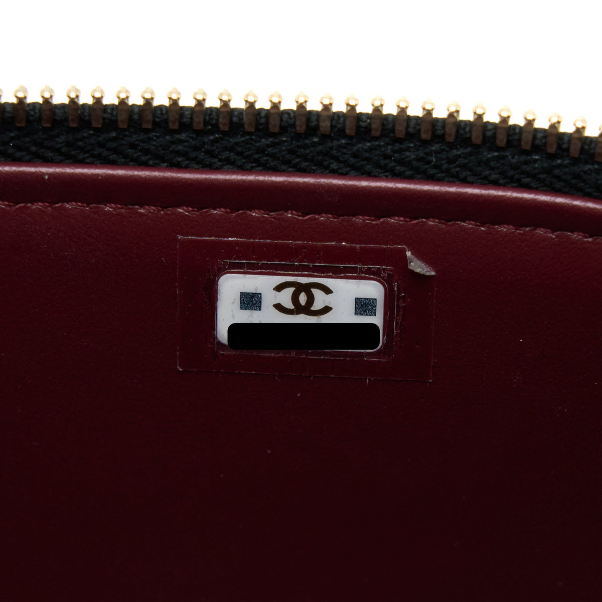 CHANEL LONG VANITY DETAILED GEM CHAIN LAMBSKIN BLACK GHW (MICROCHIP)