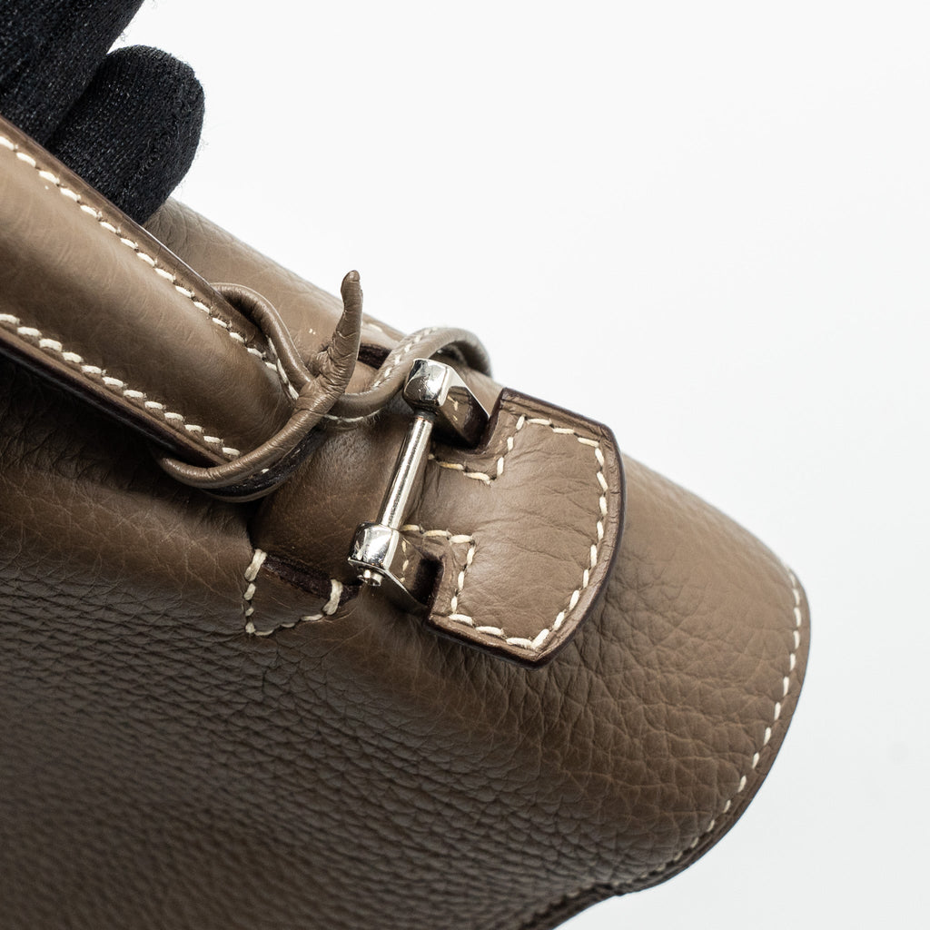 Hermes Sac A Depeches Etoupe SHW