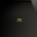 HERMES PICOTIN 18 LOCK BAG CLEMENCE GRIS MEYER GHW