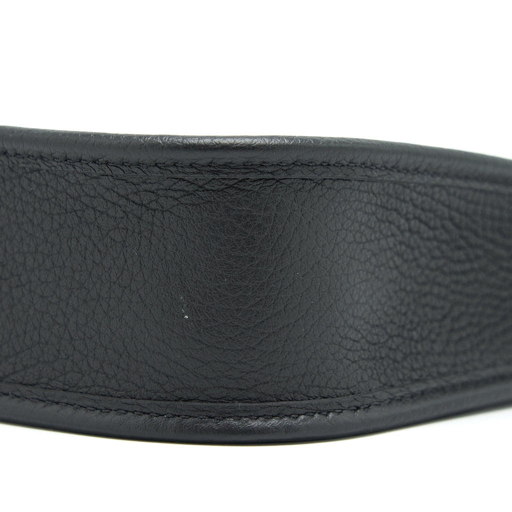 Hermes Mini Evelyne Black SHW