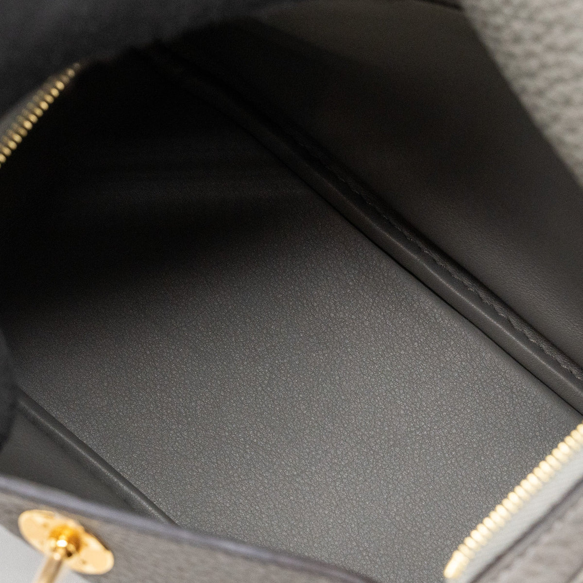HERMES MINI LINDY CLEMENCE GRIS MEYER GHW