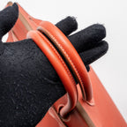 HERMES BIRKIN 35 TOGO SANGUINE / BLANC SHW