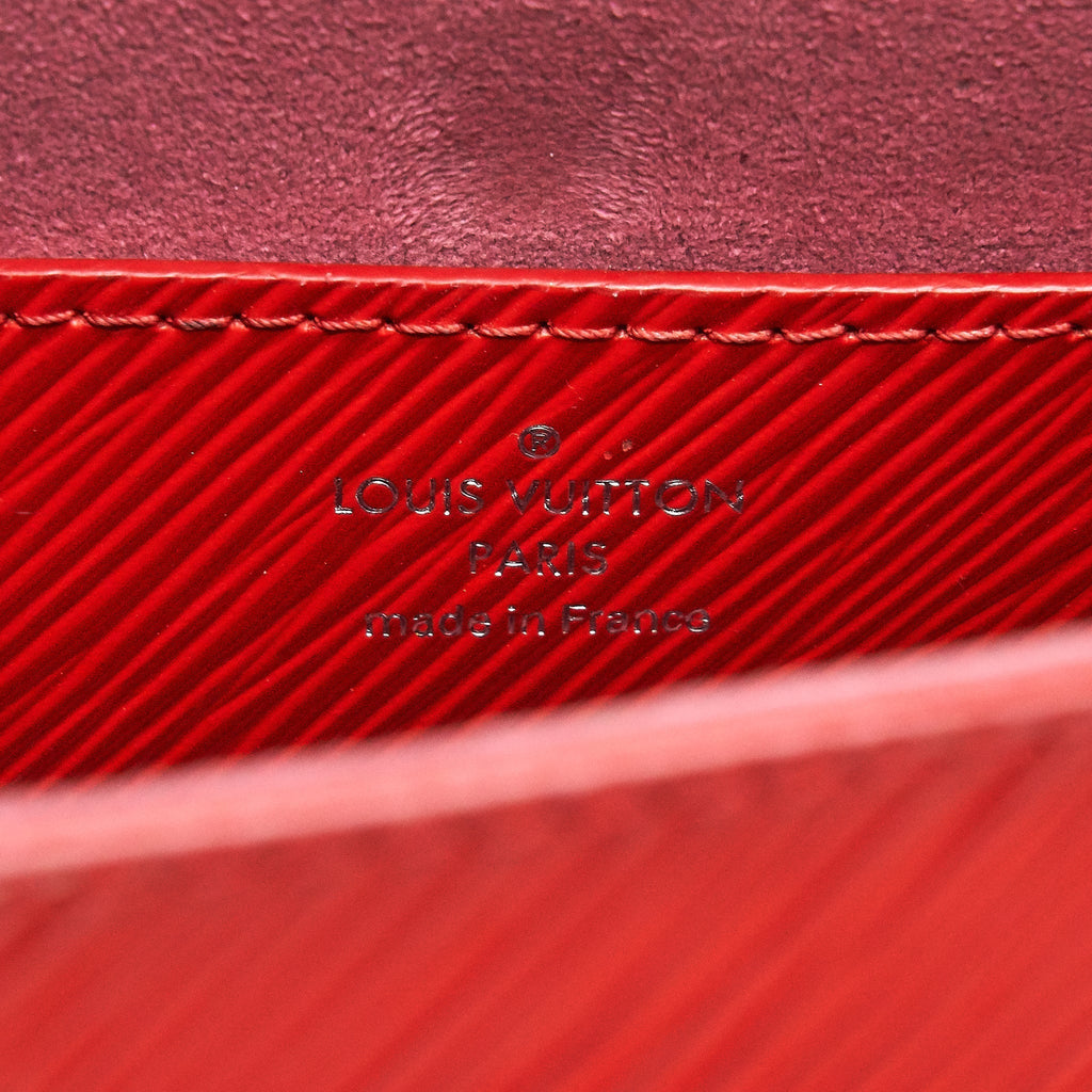 LOUIS VUITTON TWIST BAG MM RED SHW