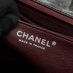 CHANEL CLASSIC JUMBO SINGLE FLAP BAG LAMBSKIN BLACK SHW