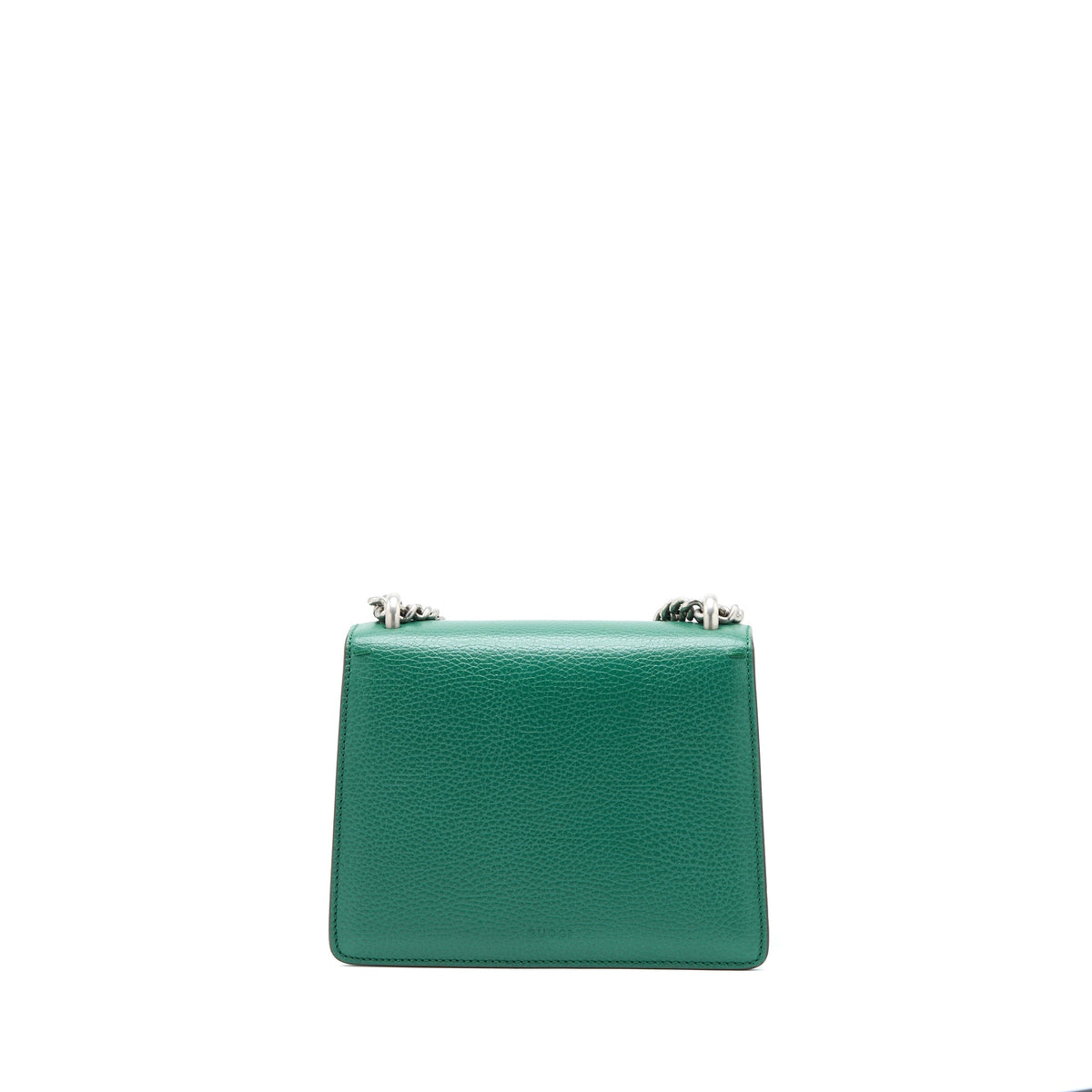 GUCCI DIONYSUS GG CALFSKIN GREEN RUTHENIUM HARDWARE