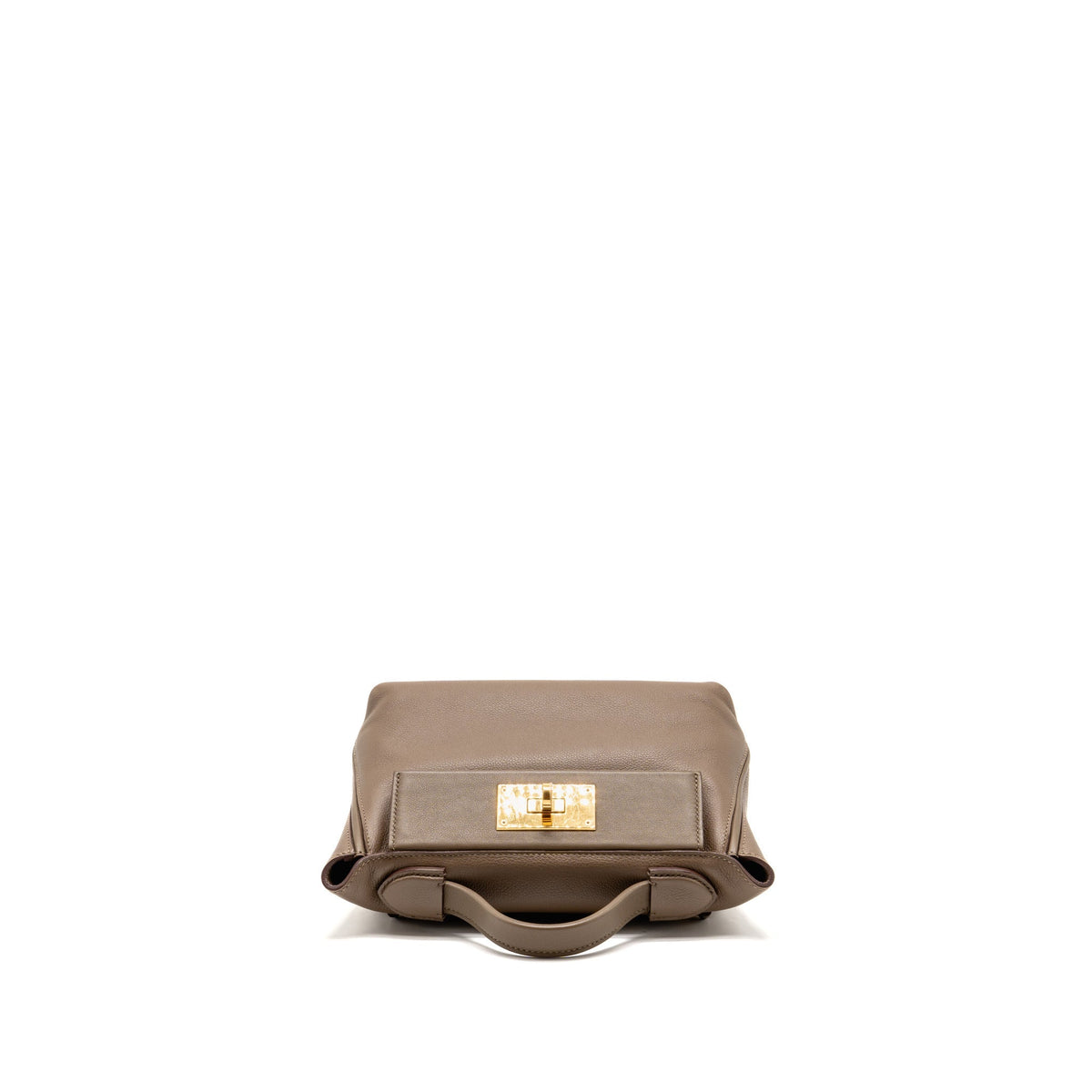 Hermes Mini 24/24 2424-21 Bag Evercolor/Swift Etoupe GHW