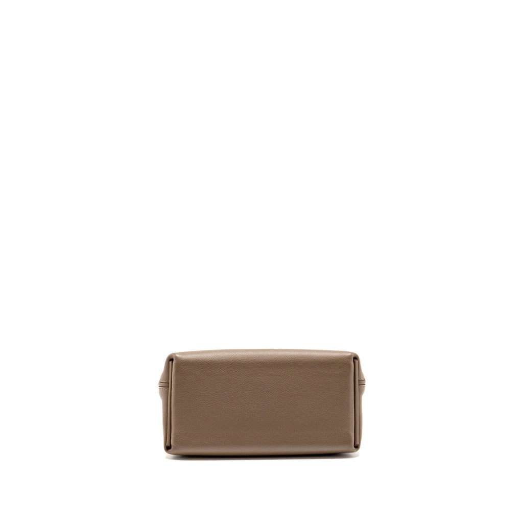 Hermes Mini 24/24 2424-21 Bag Evercolor/Swift Etoupe GHW