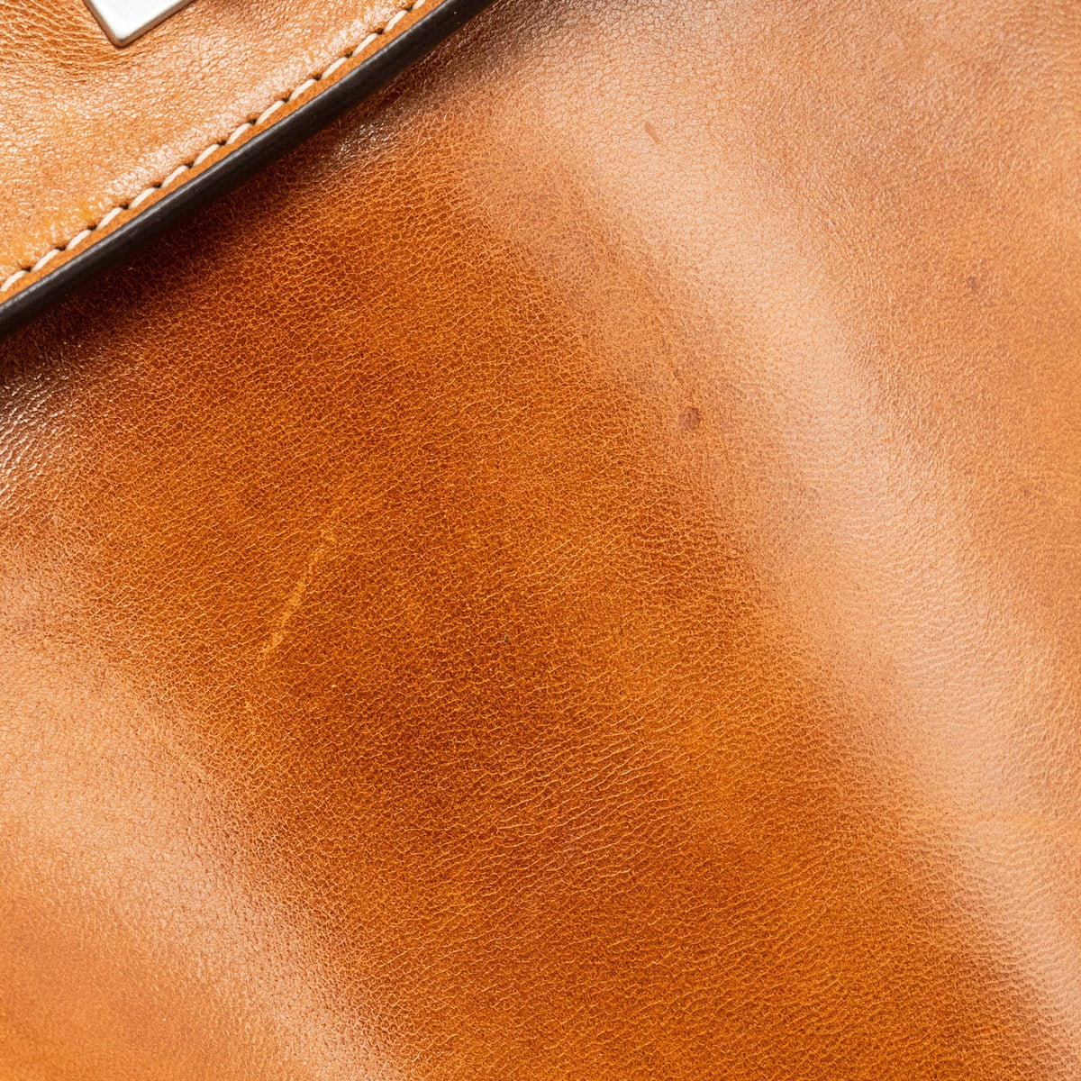 Belenciaga Rodeo Small Tanned Lambskin Tan Cowboy Ruthenium SHW