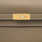 Hermes Classic Kelly to Go Epsom Etoupe GHW