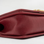 CHANEL MEDIUM BOY BAG CAVIAR RED GHW