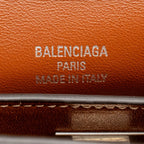 Belenciaga Rodeo Small Tanned Lambskin Tan Cowboy Ruthenium SHW