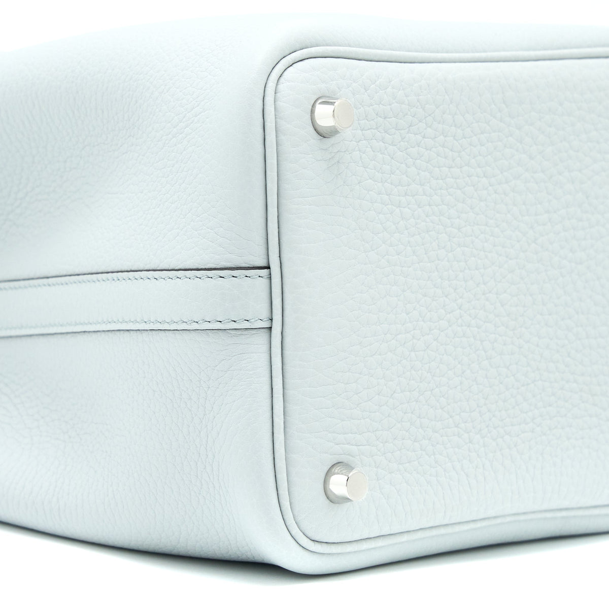 HERMES PICOTIN 18 CLEMENCE BLUE PALE SHW