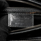 DIOR MEDIUM LADY DIOR PATENT BLACK SHW
