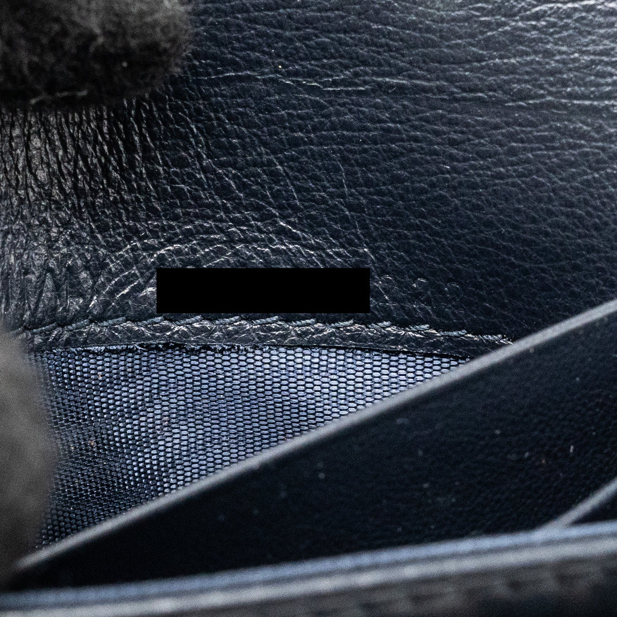 DIOR SADDLE FLAP CARD HOLDER OBLIQUE CANVAS BLUE GHW