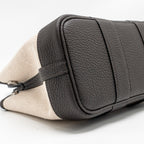 HERMES NEO GARDEN PARTY 23 CANVAS/NEGONDA ECRU-BEIGE/EBENE SHW