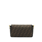 FENDI BAGUETTE SHOULDER BAG CANVAS GHW