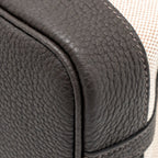 HERMES NEO GARDEN PARTY 23 CANVAS/NEGONDA ECRU-BEIGE/EBENE SHW