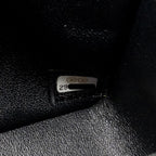 CHANEL MINI RECTANGULAR FLAP BAG CHEVRON LAMBSKIN BLACK LGHW