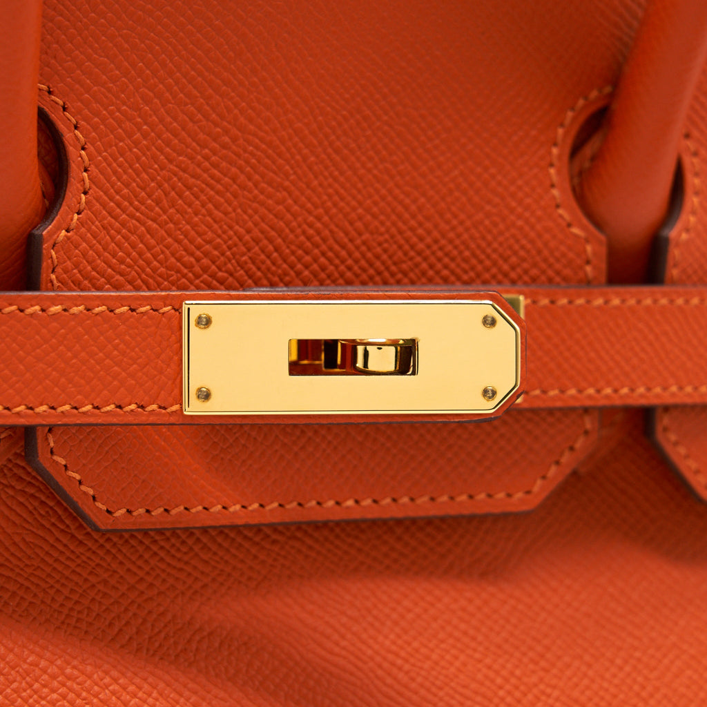 Hermes Birkin 30 9J Feu Epsom GHW