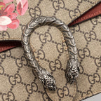 GUCCI DIONYSUS SHOULDER BAG FLOWER PRINTED GG SUPREME CANVAS SHW