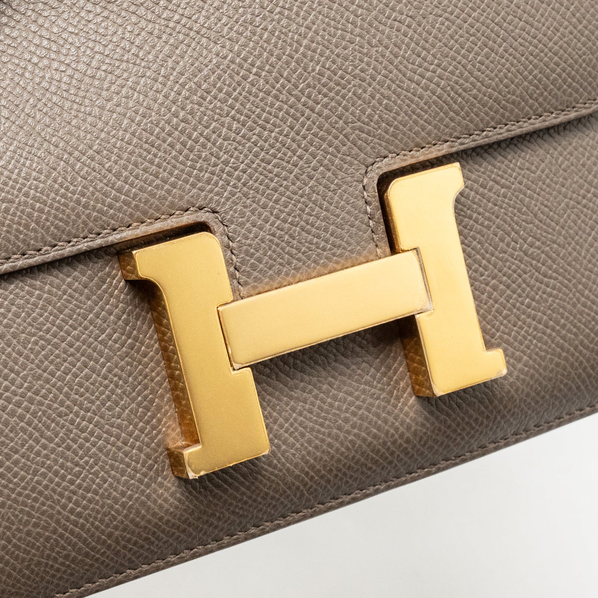 Hermes Mini Constance Epsom Gris Etain RGHW
