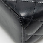 CHANEL 22S PEARL CRUSH MINI VANITY WITH CHAIN LAMBSKIN BLACK GHW