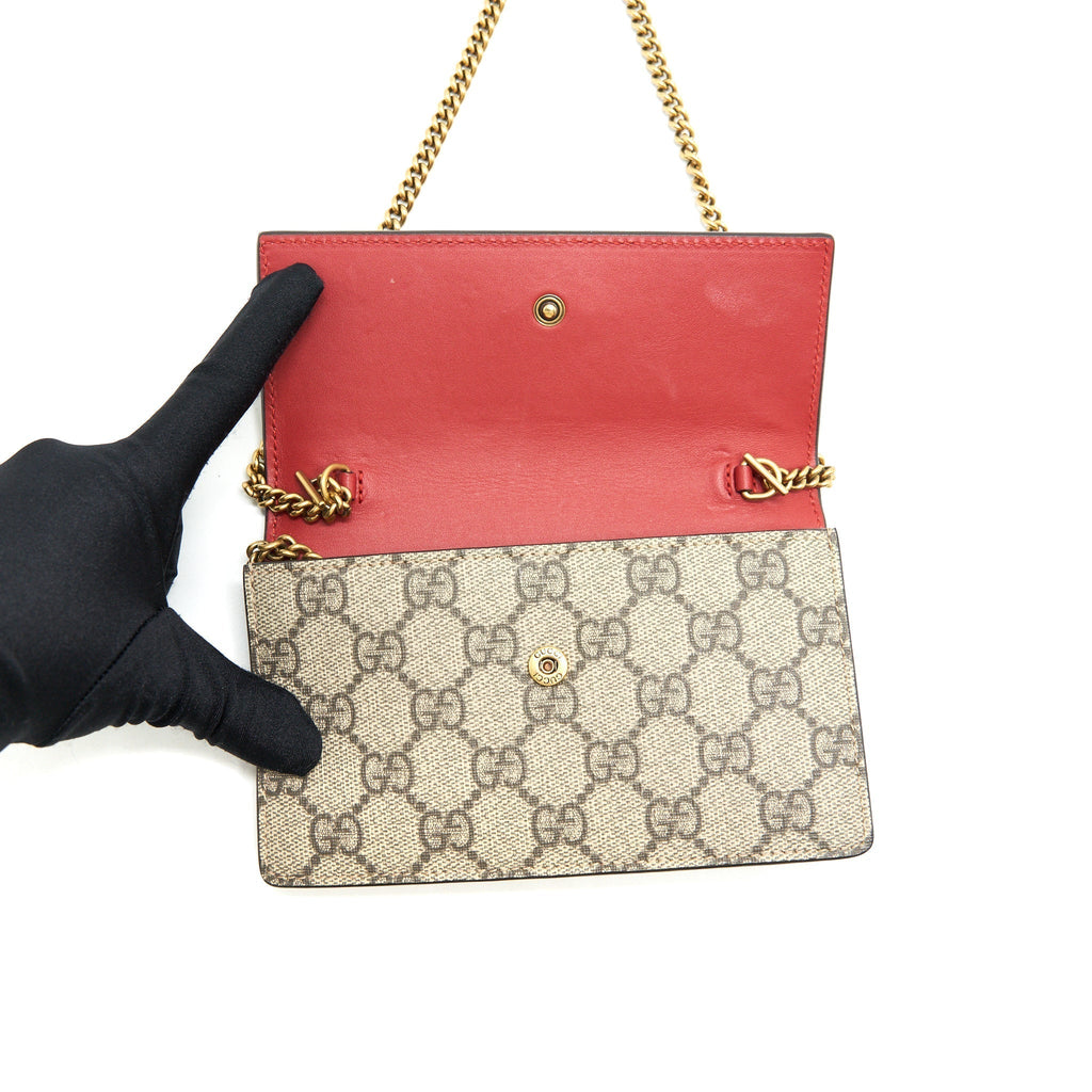GUCCI CHERRIES WALLET ON CHAIN