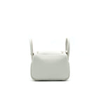 Hermes Mini Lindy 80 Gris Pale SHW