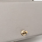 CHANEL MEDIUM BOY BAG CAVIAR LIGHT GREY LGHW
