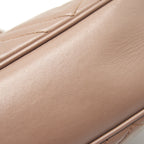 GUCCI GG MARMONT SMALL MATELASSE SHOULDER BAG IN BEIGE