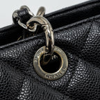 CHANEL GRAND SHOPPING TOTE XL CAVIAR BLACK SHW