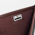 CHANEL CLASSIC SMALL COMPACT WALLET CAVIAR BLACK GHW (MICROCHIP)
