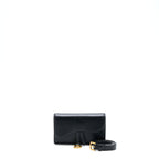 DIOR MINI SADDLE BELT BAG CALFSKIN BLACK GHW
