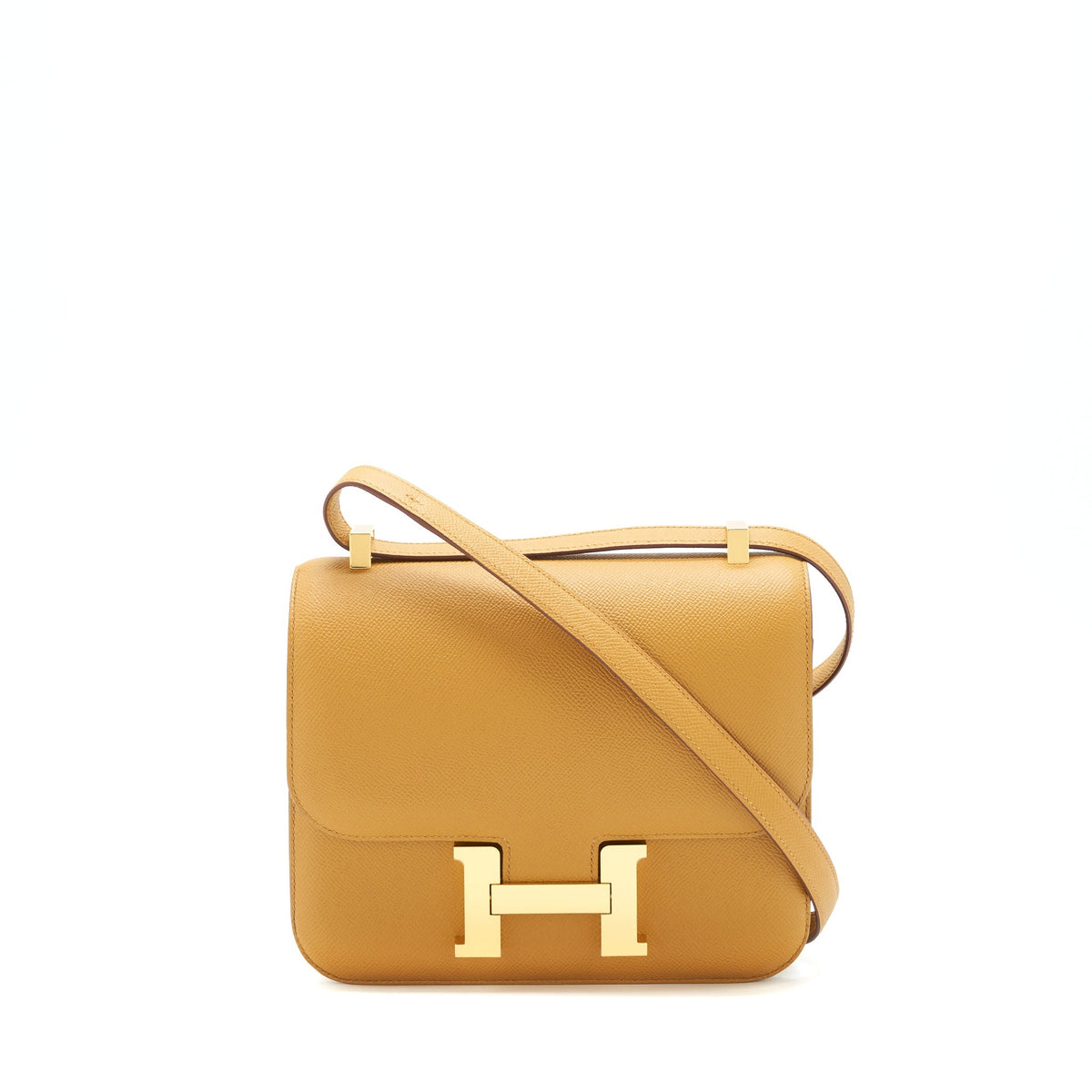 Hermes Constance 24 Epsom sesame GHW
