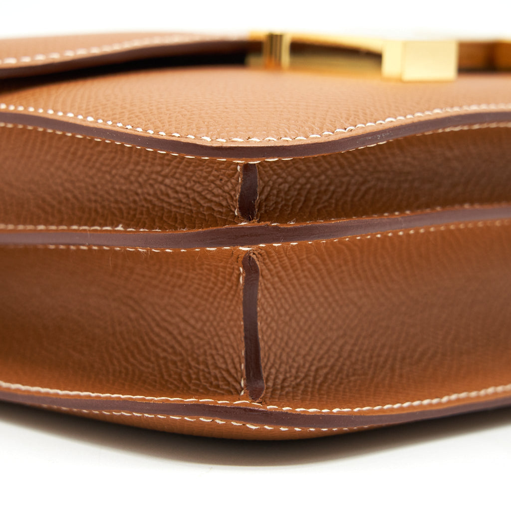 HERMES CONSTANCE MINI EPSOM GOLD GHW