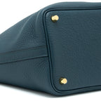 Hermes Picotin 18 Lock Bag Clemence 6O Vert Cypress GHW